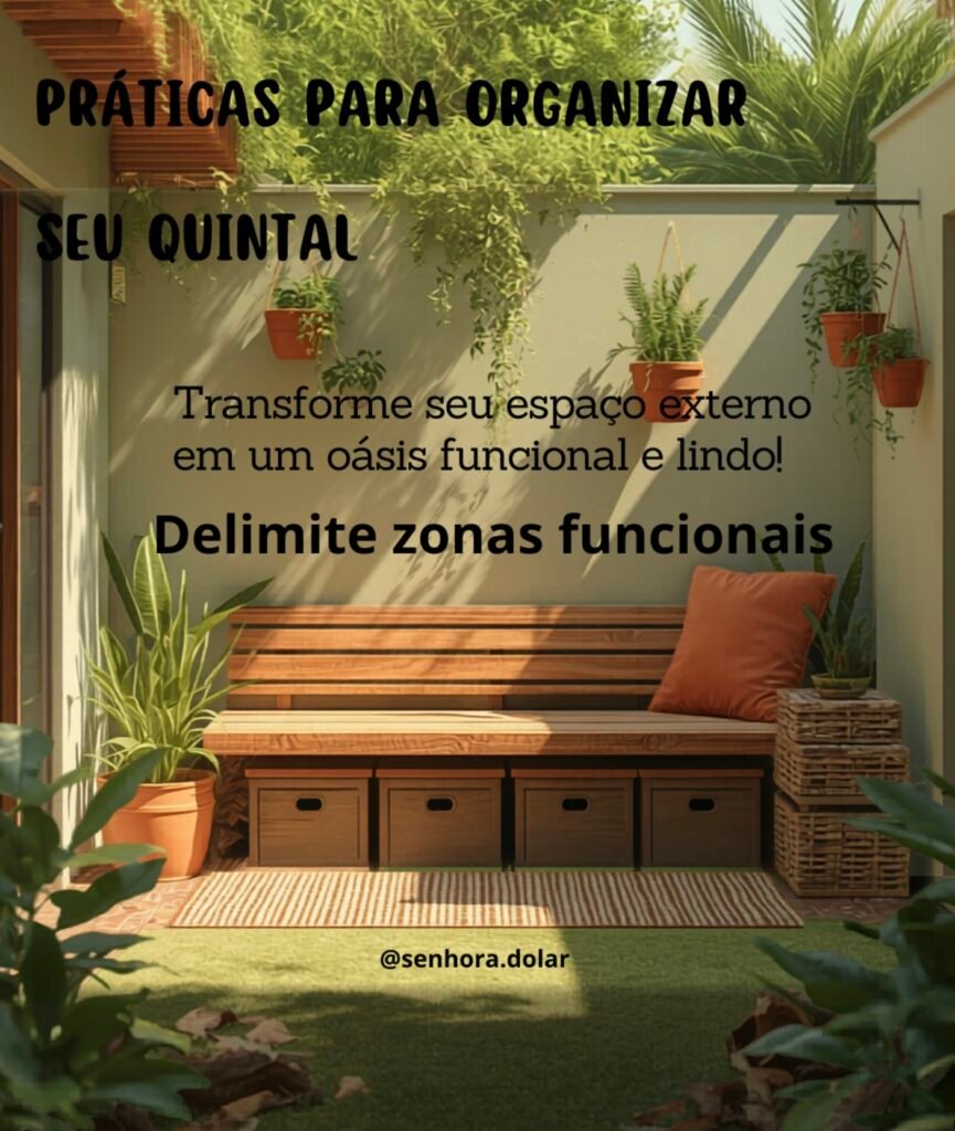 Como manter quintal limpo e organizado